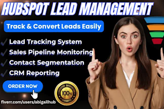 create hubspot crm lead management system pipeline tracking reporting
