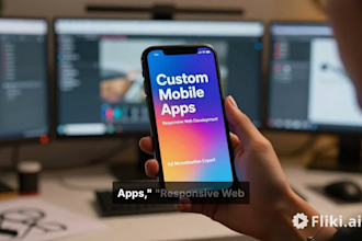 develop a custom mobile app and web application