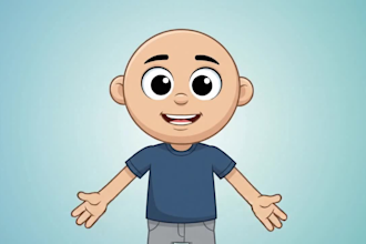 create adobe puppet character design, rigging, lip sync,vtuber,avatar animation