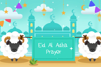 create best eid al adha greeting video