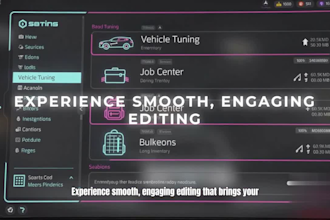 create a professional fivem script showcase trailer video