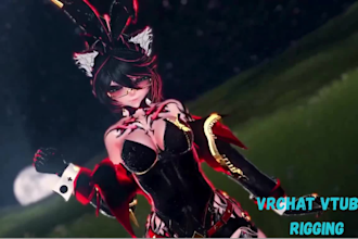 create 3d character models,vrchat avatar,furry avatar vtuber character and vroid