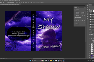 create book cover, wrap, mockup