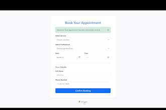 build a custom django booking CRM and scheduling system