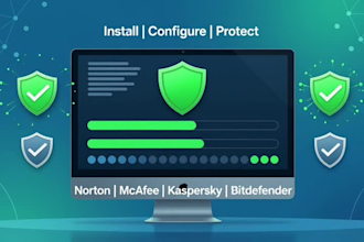 remove viruses and setup antivirus on your PC for complete protection