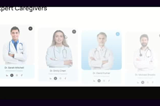 design a caregiver website, home care, caretaker website