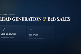 be your high ticket sales closer and qualified leads