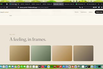 design a premium animated website experience with motion and 3d
