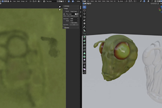 do clean manual retopology and uv mapping of your 3d model
