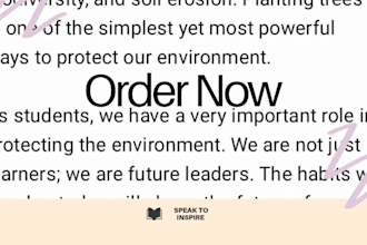 write a persuasive speeches