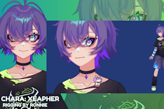 rigging your custom live2d model character for vtuber stream