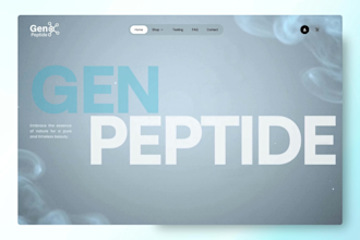 build peptide website peptide supplement peptide store research website
