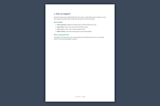 type, format and design your PDF document or report