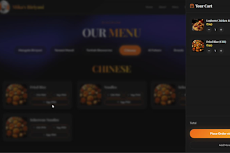 build a 3d animated website with video