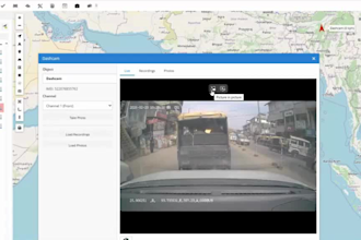 install gps video tracking system with live vehicle camera streaming, mobile app