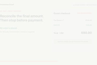 test your shopify discount promotion and checkout before launch
