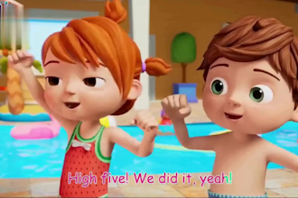 create fast viral 3d kids animation video ai videos for kids, pixar ai animation