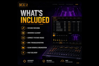 patch your ma2 showfile and fix dmx universes