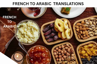 translate french to arabic and arabic to french manually
