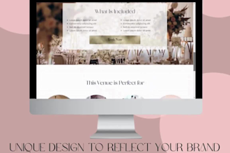 design a professional canva website, landing page, portfolio, or business site