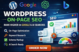 do wordpress on page SEO for google ranking and ai search visibility