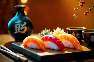 design sushi restaurant ads