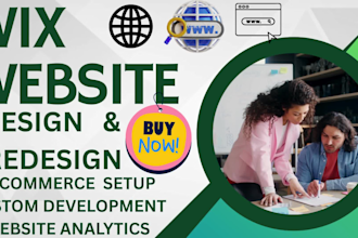 wix website redesign wix landing page