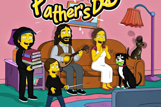 draw you turn it famous cartoon for fathers day gift