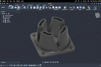 create 3d cad models and designs using fusion 360