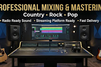 professionally mix and master your song or full album