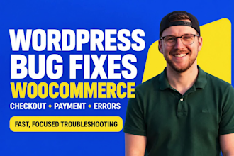 fix wordpress issues, woocommerce fix, wordpress fix, checkout, payment gateway