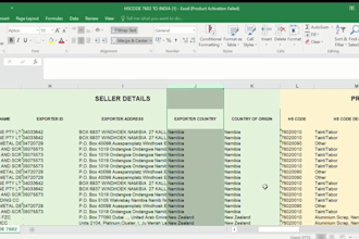 provide a list of import export businesses based on hs codes