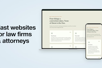 design a fast law firm, lawyer or attorney website for your legal practice