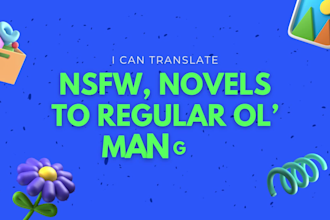 translate and typeset your manga, nsfw fast delivery
