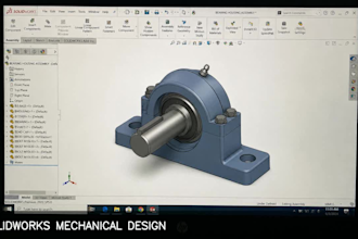 create 3d cad models and designs in solidworks