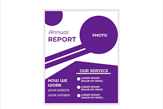 design a professional and modern flyer for your business