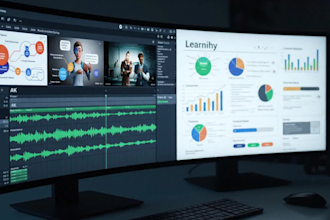 ai elearning course video, ai avatar corporate training, edit elearning videos
