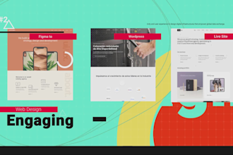 design a wordpress website with elementor
