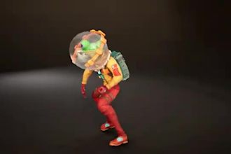create a high 3d stylized character model for games, animation, and 3d printing