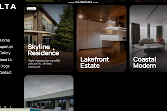 build a luxury real estate website with nextjs
