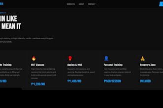build a modern website for your small business