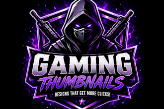 create modern gaming logo for streamers