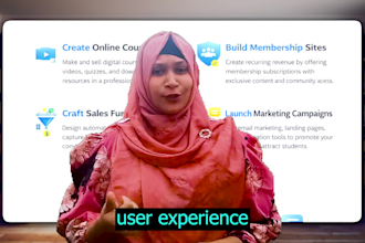 build kajabi landing page design, sales funnel, course upload
