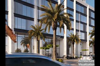 create architectural photorealistic commercial renders