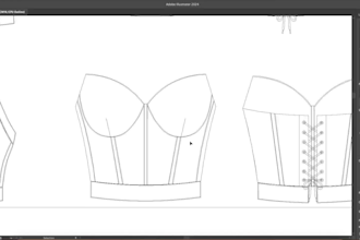 draw fashion technical flats and vector cads