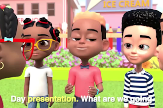 create an ai 3d nursery rhyme video for kids youtube channel