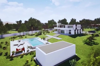 design 3d real estate, architectural design, landscape and luxury villa