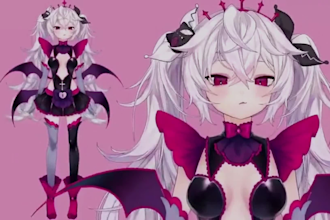 create and rig a custom vtuber character in live2d for streaming