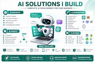build chatbot and integration
