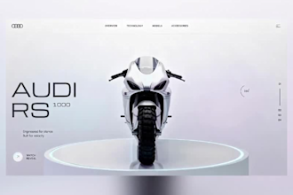design a motorcycle repair and customization website